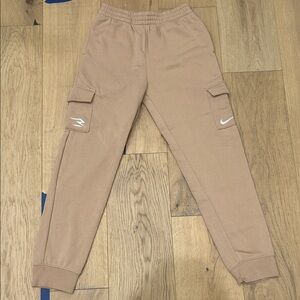 Nike Kids Brown Cargo Joggers